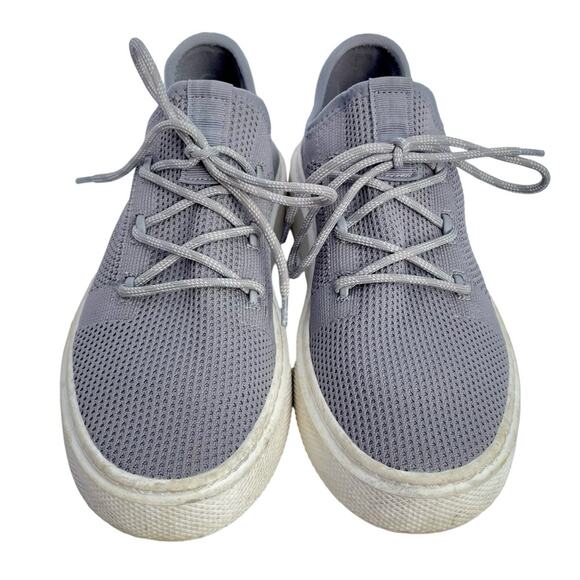 J Slide Grey Knit Platform Sneakers Size 8.5 - Picture 2 of 8